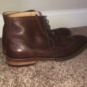 COLE HAAN Burgundy Leather Dress Boot Size 13